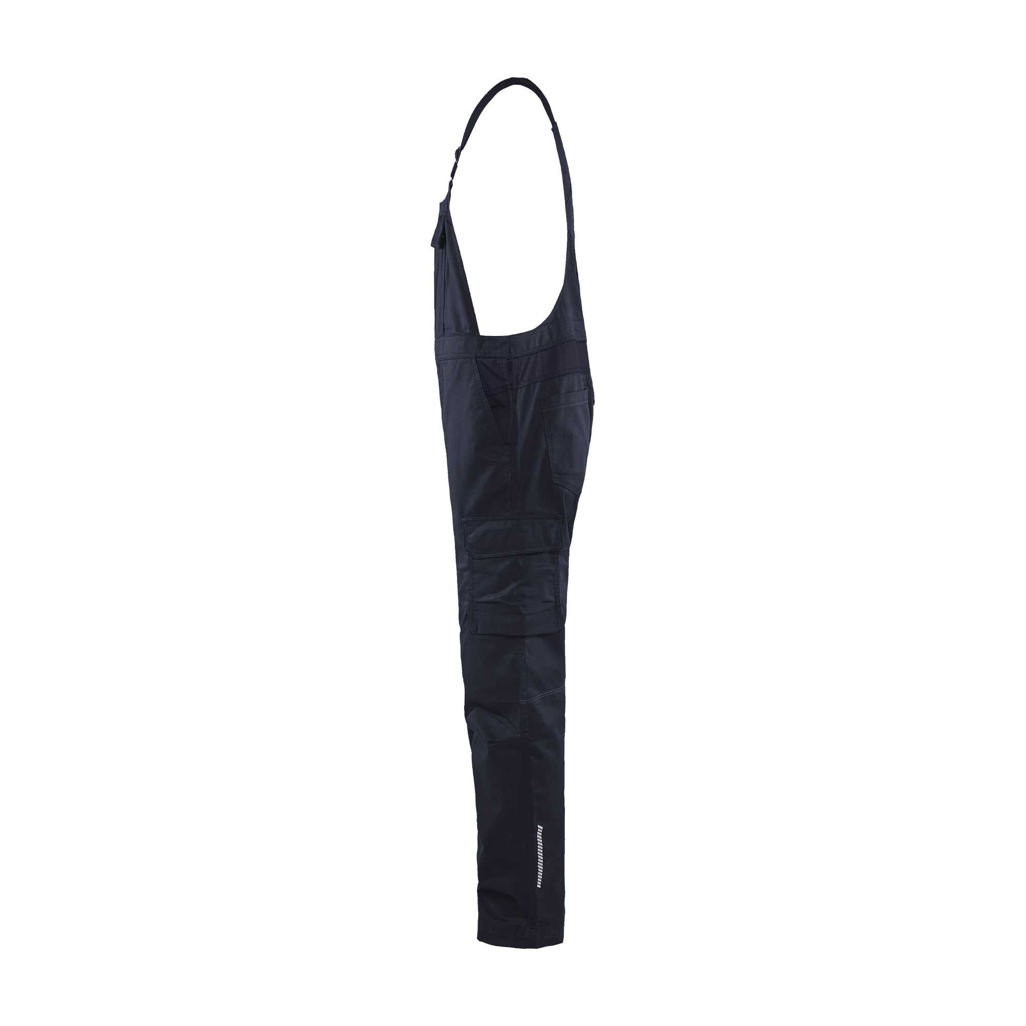 BLAKLADER 26661344 INDUSTRY BIB OVERALLS STRETCH Work Bib Trousers Men - cotton stretch fabric